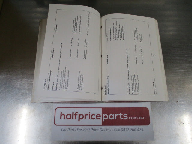 Holden Calibra Genuine Vol 4 Turbocharged Four Wheel Drive Service Instructions - Used Part