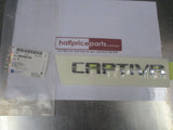 Holden Captiva Genuine Rear Tail Gate Emblem New Part