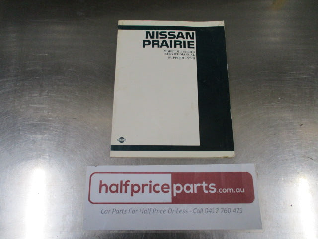 Nissan Prairie M10 Series Genuine Service Manual Supplement-II - Used Part