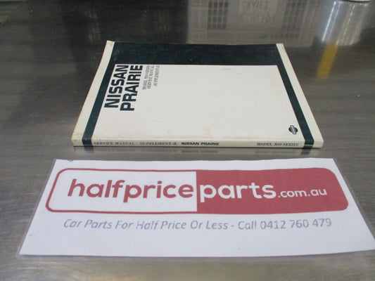 Nissan Prairie M10 Series Genuine Service Manual Supplement-II - Used Part