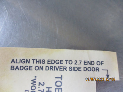 Toyota Hilux Work Mate Genuine Front Guard Decal New Part