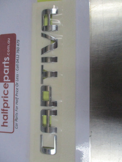 Holden Captiva Genuine Rear Tail Gate Emblem New Part