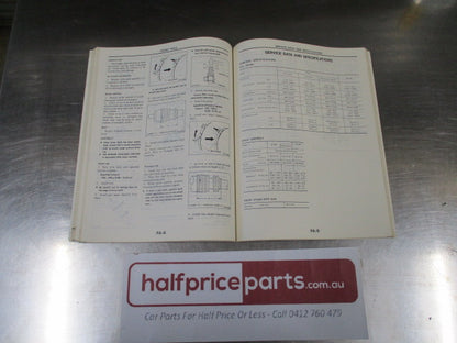 Nissan Prairie M10 Series Genuine Service Manual Supplement-II - Used Part
