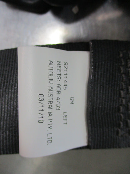 Holden VX Commodore Genuine Left Hand Front Seat Belt (Anthracite) New Part