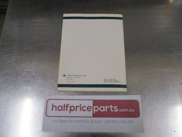 Nissan Prairie M10 Series Genuine Service Manual Supplement-II - Used Part
