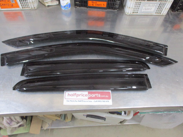 Ford Ranger PX Genuine Tinted Weather Shields Set Of 4(Replacement Only No Fitting Kit Can Be Stuck On)New Part