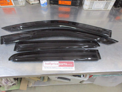 Ford Ranger PX Genuine Tinted Weather Shields Set Of 4(Replacement Only No Fitting Kit Can Be Stuck On)New Part