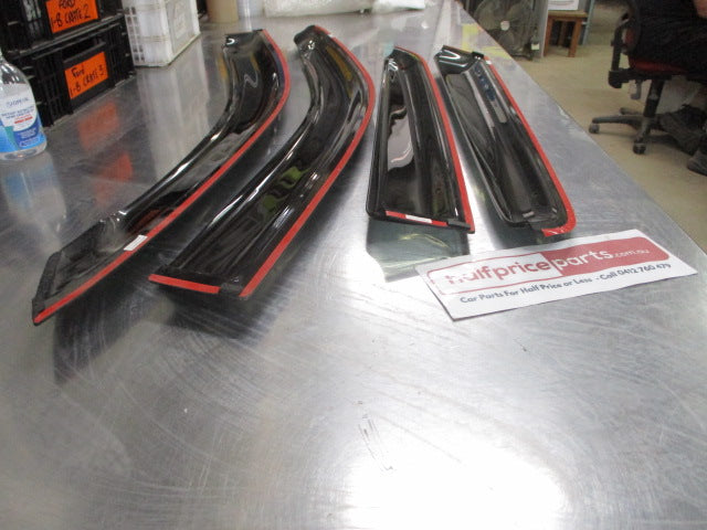 Ford Ranger PX Genuine Tinted Weather Shields Set Of 4(Replacement Only No Fitting Kit Can Be Stuck On)New Part