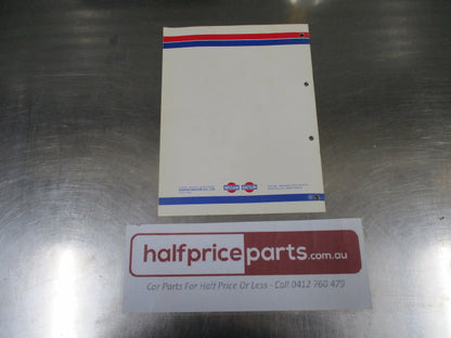Product Bulletin Datsun Nissan Prairie Model M10 Series Service Manual -  Used Part