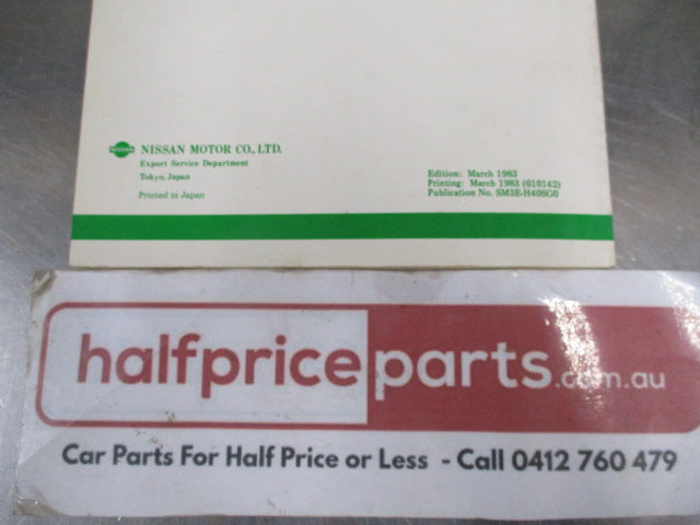 Nissan H40 Series Service Manual Supplement - Used