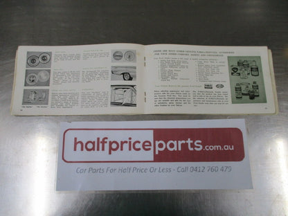Ford XP Falcon Sedan-Hardtop-Station Wagon Genuine Registered Owners Manual - Used Part