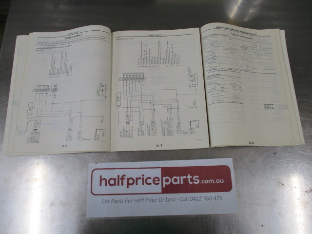 Nissan Vanette Genuine Service Manual Supplement No 1/ Nissan C22 Series Vanette Wide Body Genuine Factory Supplement Manual 2 - Used Part
