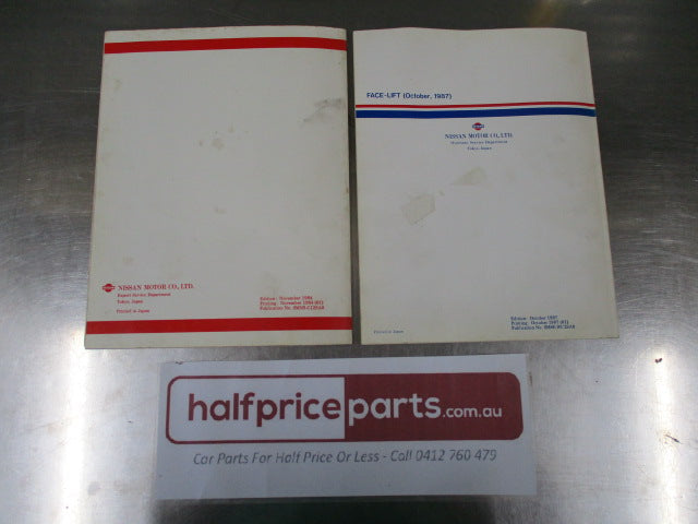 Nissan Vanette Genuine Service Manual Supplement No 1/ Nissan C22 Series Vanette Wide Body Genuine Factory Supplement Manual 2 - Used Part