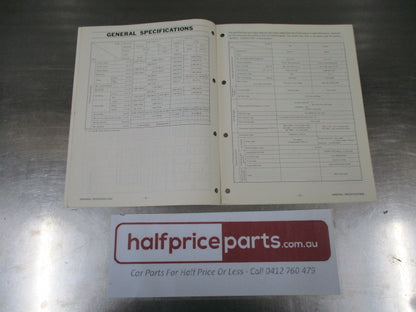 Nissan H40 Series Modification Information Bulletin Vol.114 - Used