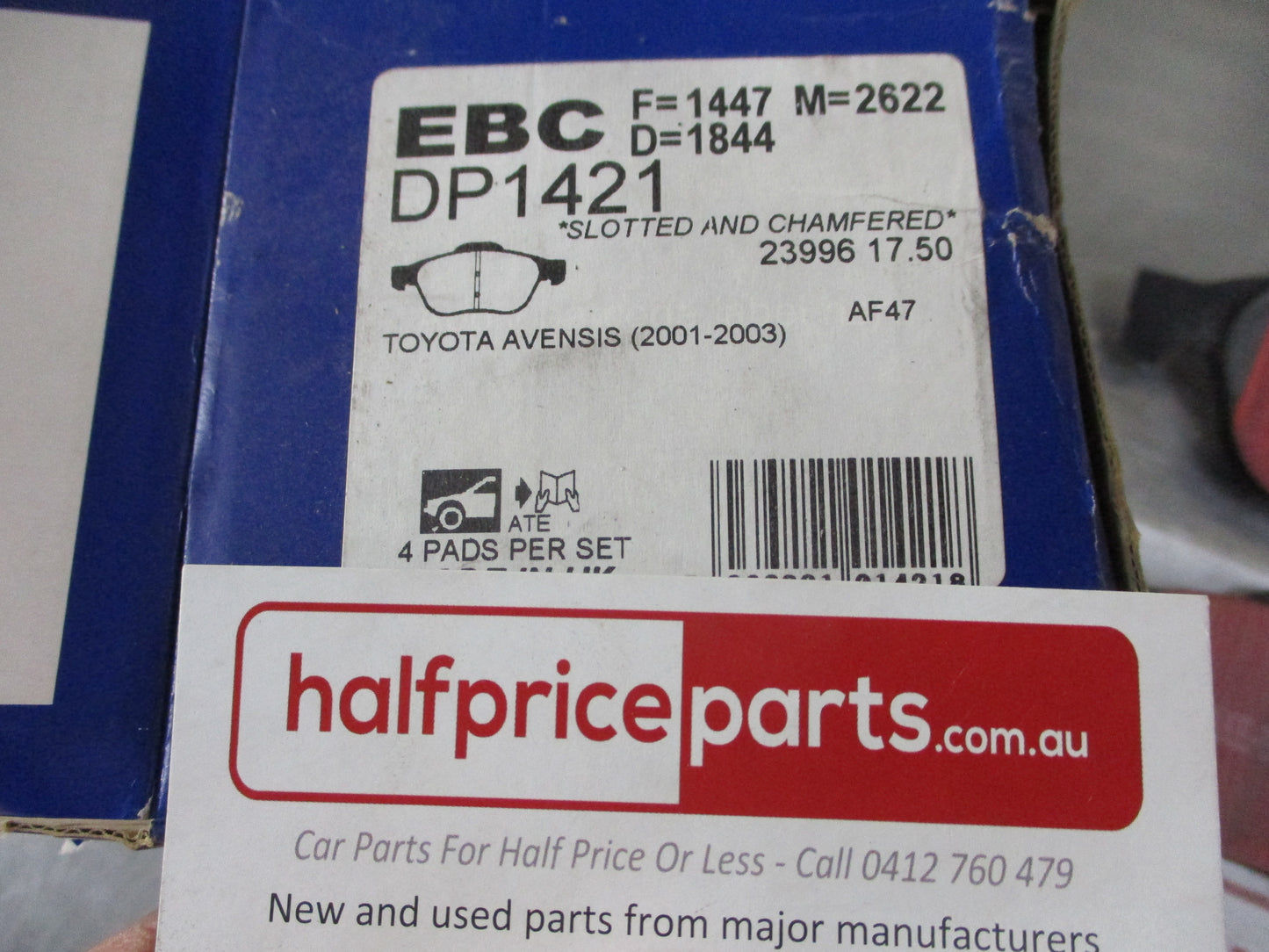 EBC Front Disc Brake Pad Set Suits Toyota Avensis New Part
