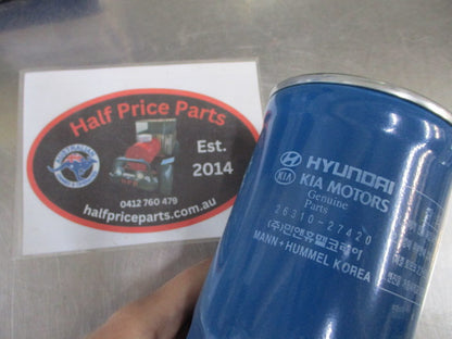 Hyundai Grandeur-Santa Fe-Sonata/Kia Sportage Genuine Oil Engine Filter New Part