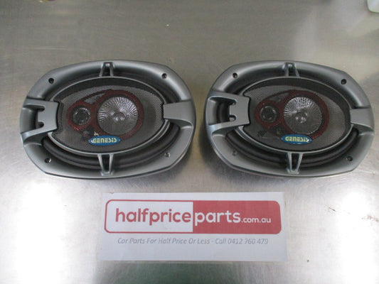 Genesis 3-Way 150 Watt 6" x 9" Speakers (Pair) - New Part