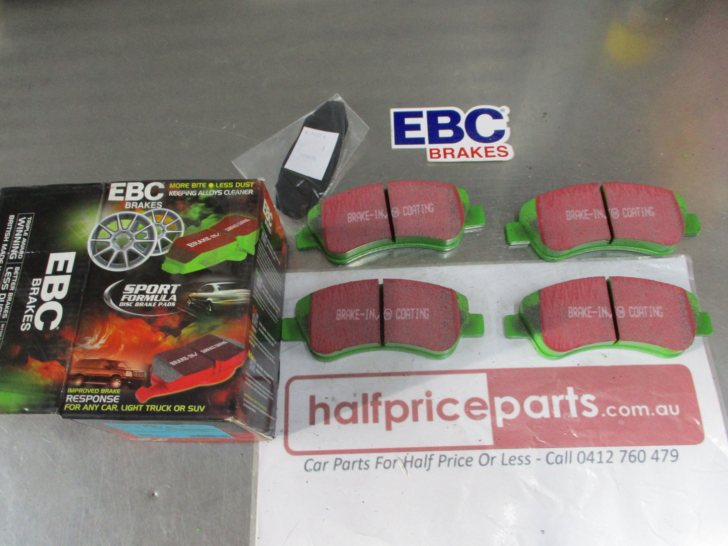 EBC Greenstuff Front Disc Brake Pad Set Suits Peugeot 1007-208 New Part