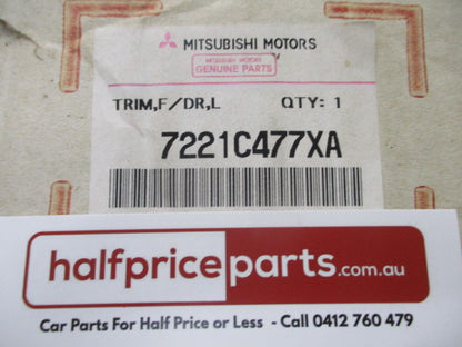 Mitsubishi MQ Triton Genuine Left Hand Front Door Trim New Part