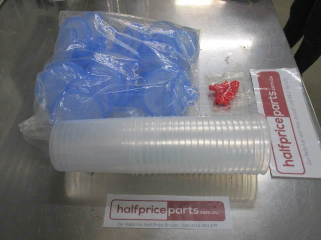 3M 16325 PPS25 Large Lids & liners 850ml 125 Micron Plus 10 Plugs - New Part
