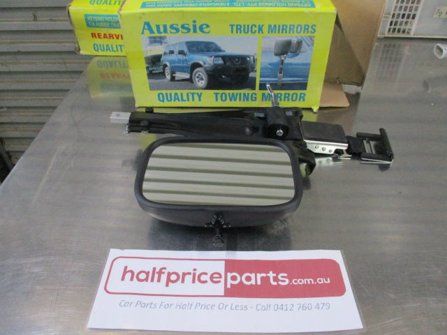 Aussie Door Mount Mirror Extends 330mm To 470mm - New Part