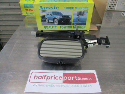 Aussie Door Mount Mirror Extends 330mm To 470mm - New Part