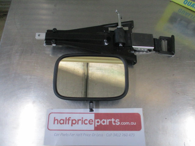 Aussie Door Mount Mirror Extends 330mm To 470mm - New Part