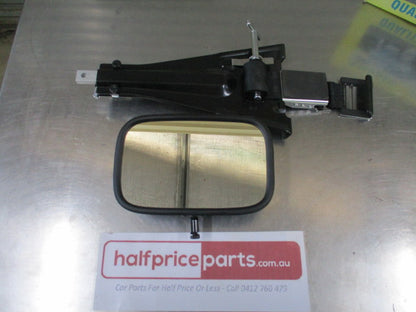 Aussie Door Mount Mirror Extends 330mm To 470mm - New Part