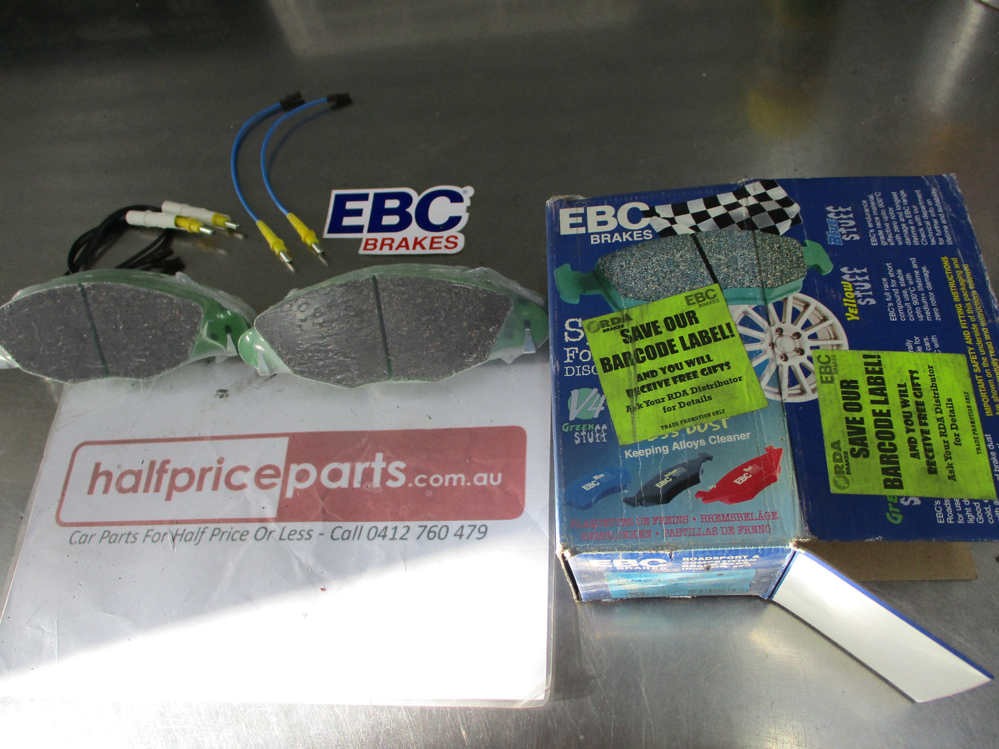 EBC Greenstuff Front Disc Brake Pad Set Suits Citroen C5 New Part