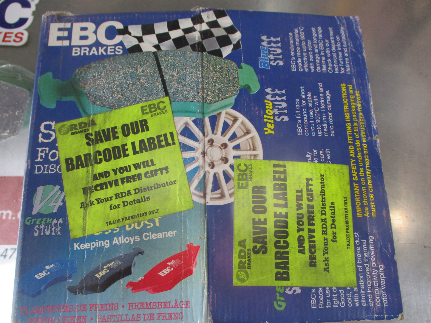 EBC Greenstuff Front Disc Brake Pad Set Suits Citroen C5 New Part