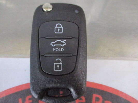 Hyundai Elantra Genuine 3 Button Flip Remote Key New Part