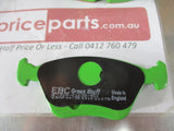 EBC Greenstuff Front Disc Brake Pad Set Suits Mercedes Benz E-Class/S-Class/SLK New Part