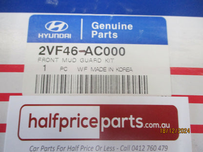 Hyundai Veloster Genuine Front Mud Flap Set With Screws New Part