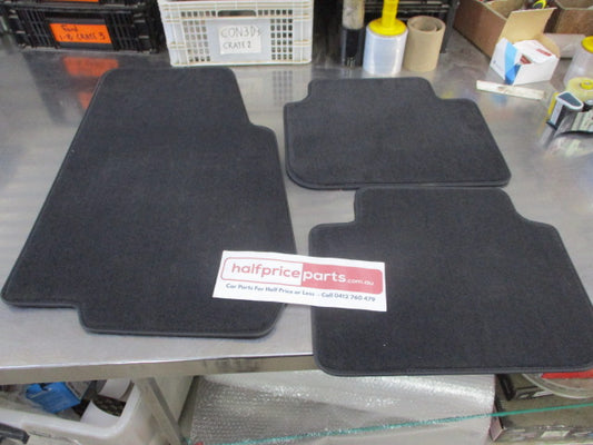 Ford FG Falcon G6/G6E Genuine Set Of 3 Carpet Mat Set (Black) New Part
