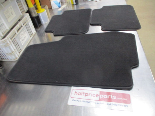 Ford FG Falcon G6/G6E Genuine Set Of 3 Carpet Mat Set (Black) New Part