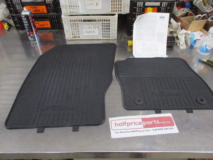 Ford Focus LW MKII Genuine Front Heavy Duty Rubber Mat Set New Part