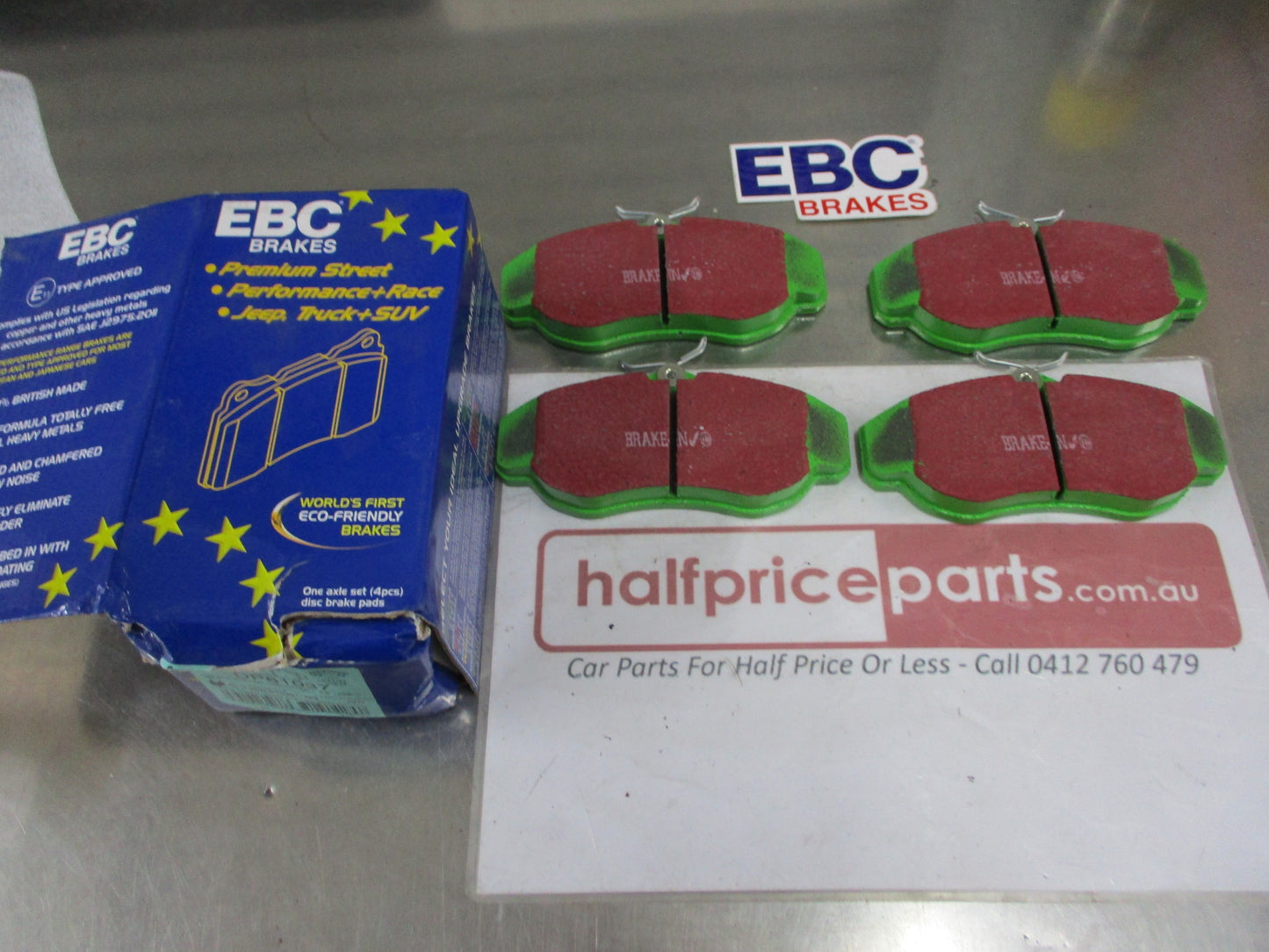 EBC Greenstuff Front Disc Brake Pad Set Suits Land Rover Range Rover New Part