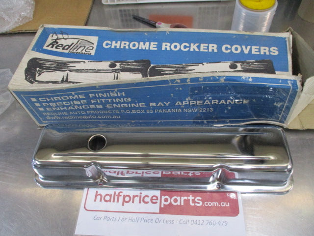 Redline Performance Chrome Rocker Cover Suits Small Block Chevrolet Low Style - New Part