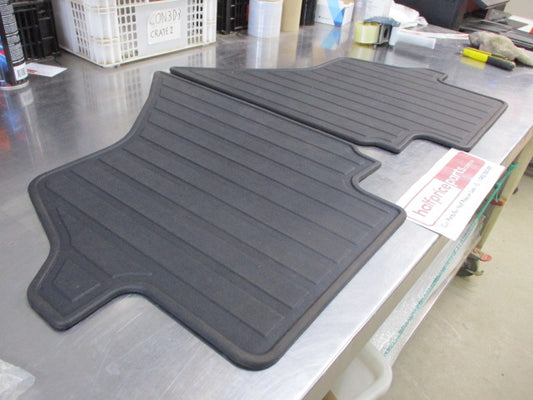 Ford Ranger PJ/PK Dual Cab Genuine Heavy Duty Rear Rubber Floor Mats New Part