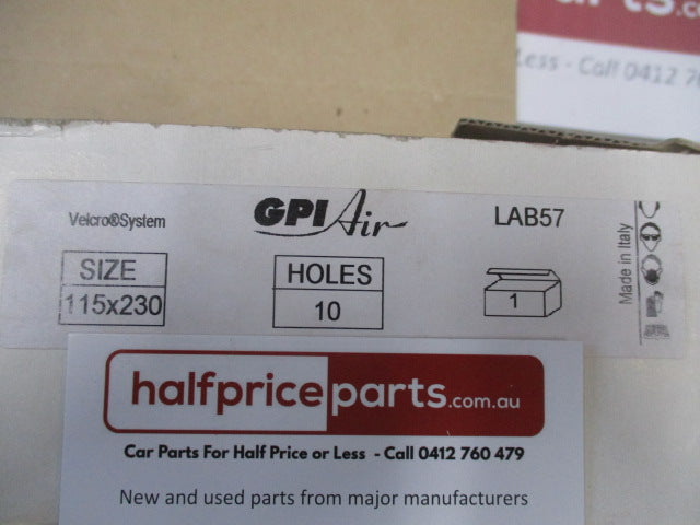 GPI Air Vacuum Valcro Sander 115 x 230 - New Part