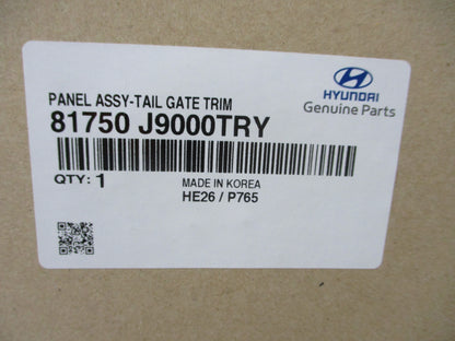 Hyundai Kona Genuine Rear Lower Tail Gate Trim Cover New Part