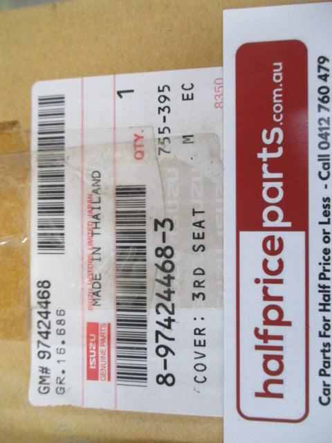 Isuzu MU-X Genuine 3rd Row Seat Side Trim - New Part