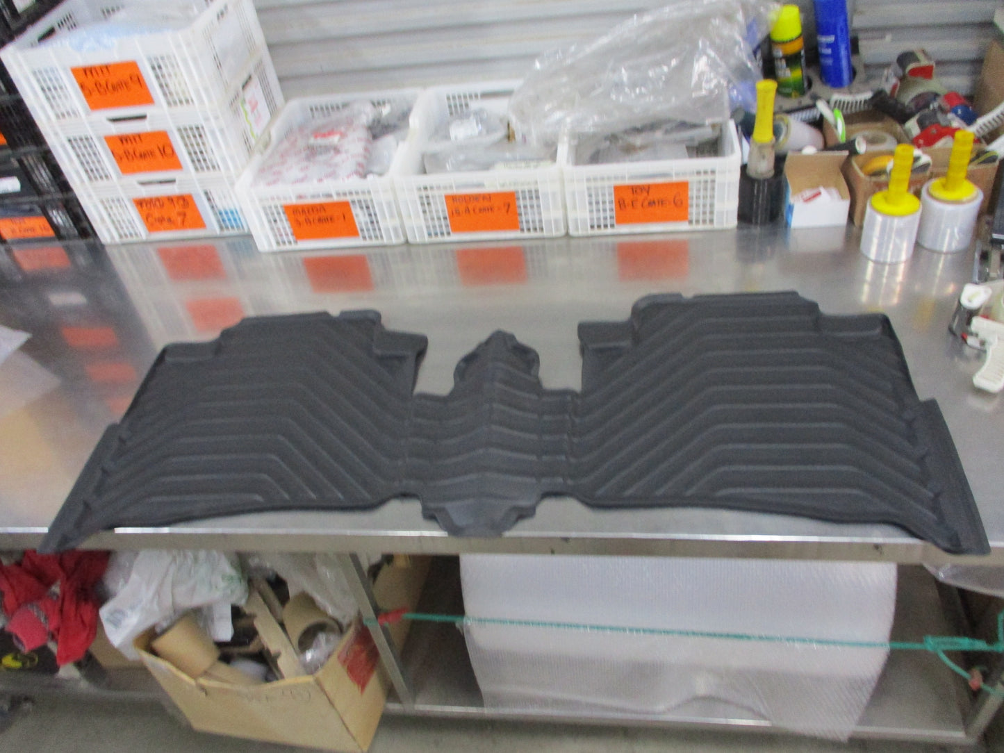 Toyota Fortuner Genuine 2nd Row 1 Piece Rubber Floor Mat New Part