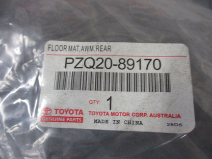 Toyota Fortuner Genuine 2nd Row 1 Piece Rubber Floor Mat New Part