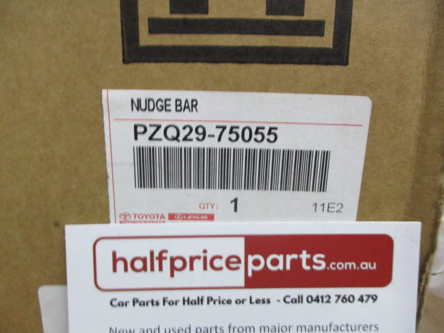 Toyota Hiace Van Genuine Front Alloy Nudge Bar Kit (Black In Colour) New Part