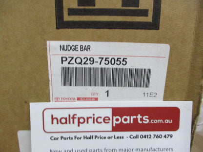 Toyota Hiace Van Genuine Front Alloy Nudge Bar Kit (Black In Colour) New Part