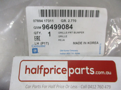 Holden Barina TK Genuine Passenger Side Front Bumper Bar Grille New Part