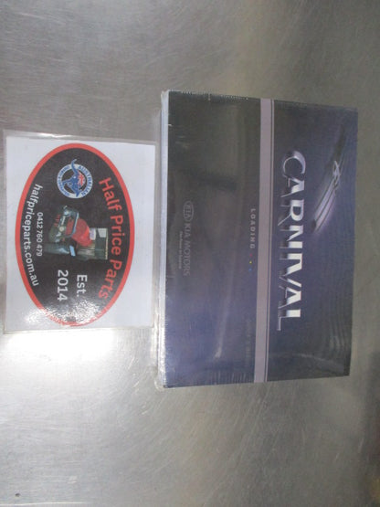 Kia Carnival Genuine Owner's Manual New Part