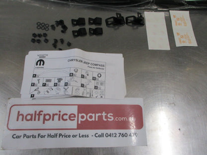 Jeep Compas Genuine Tinted Bonnet Protector Full Kit New Part