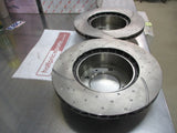 RDA Front Disc Rotors Slotted-Dimpled (Pair) Suits SAAB 900 Turbo New Part